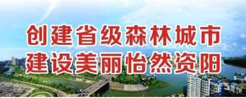 年轻姑娘操逼视频创建省级森林城市 建设美丽怡然资阳